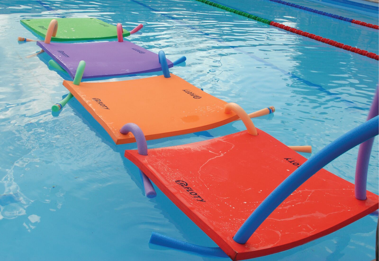 Ponte Pênsil - Amarela - Tapete Flutuante Para Piscina