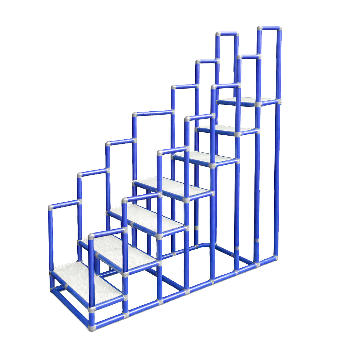 Escada de Hidroterapia em PVC - 7 Degraus - Azul