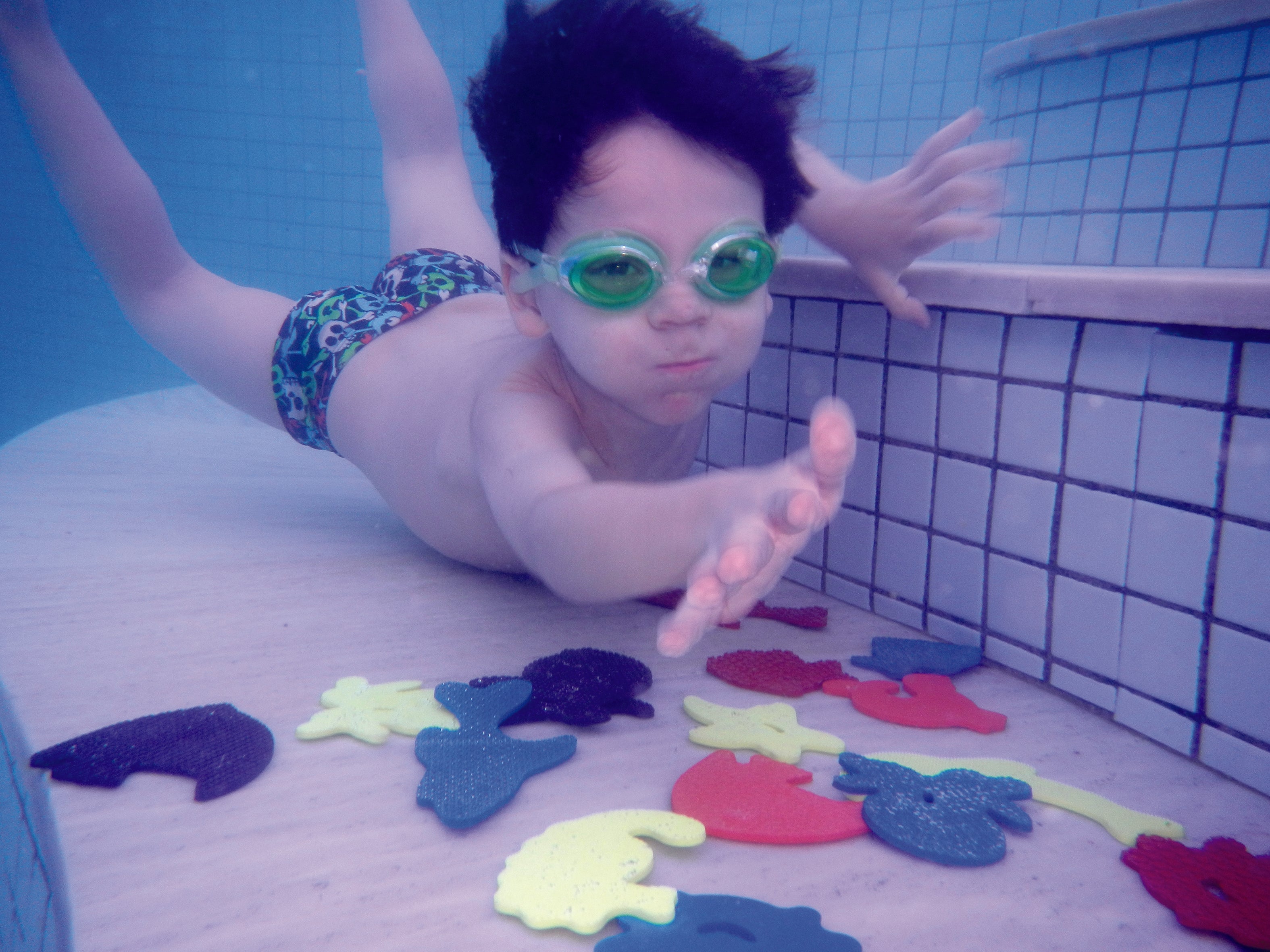 Kit Miniaturas Submersas Para Piscina - 20 Unidades - Natação Infantil