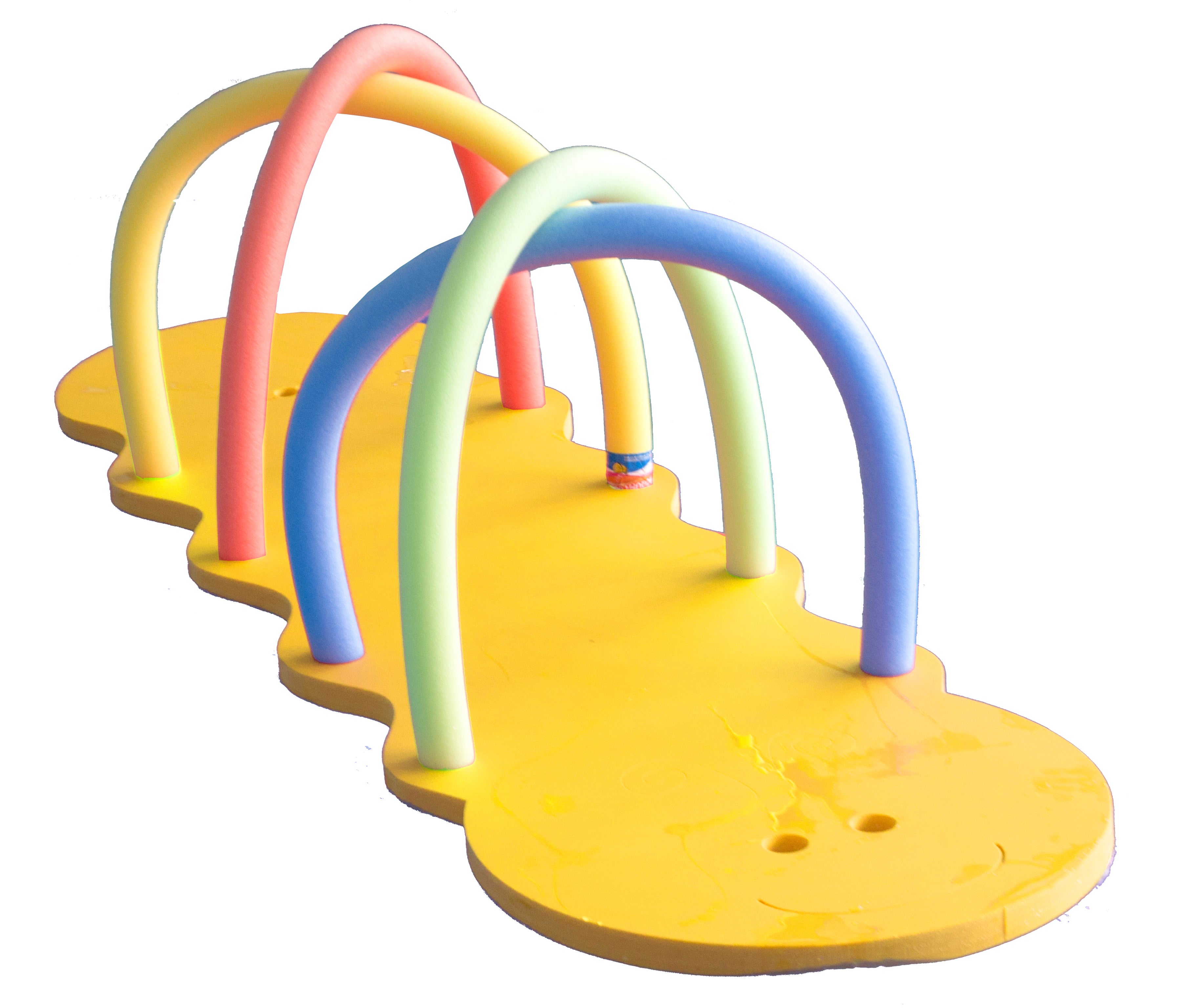 Lagarta - Tapete Flutuante Para Piscina - Amarela