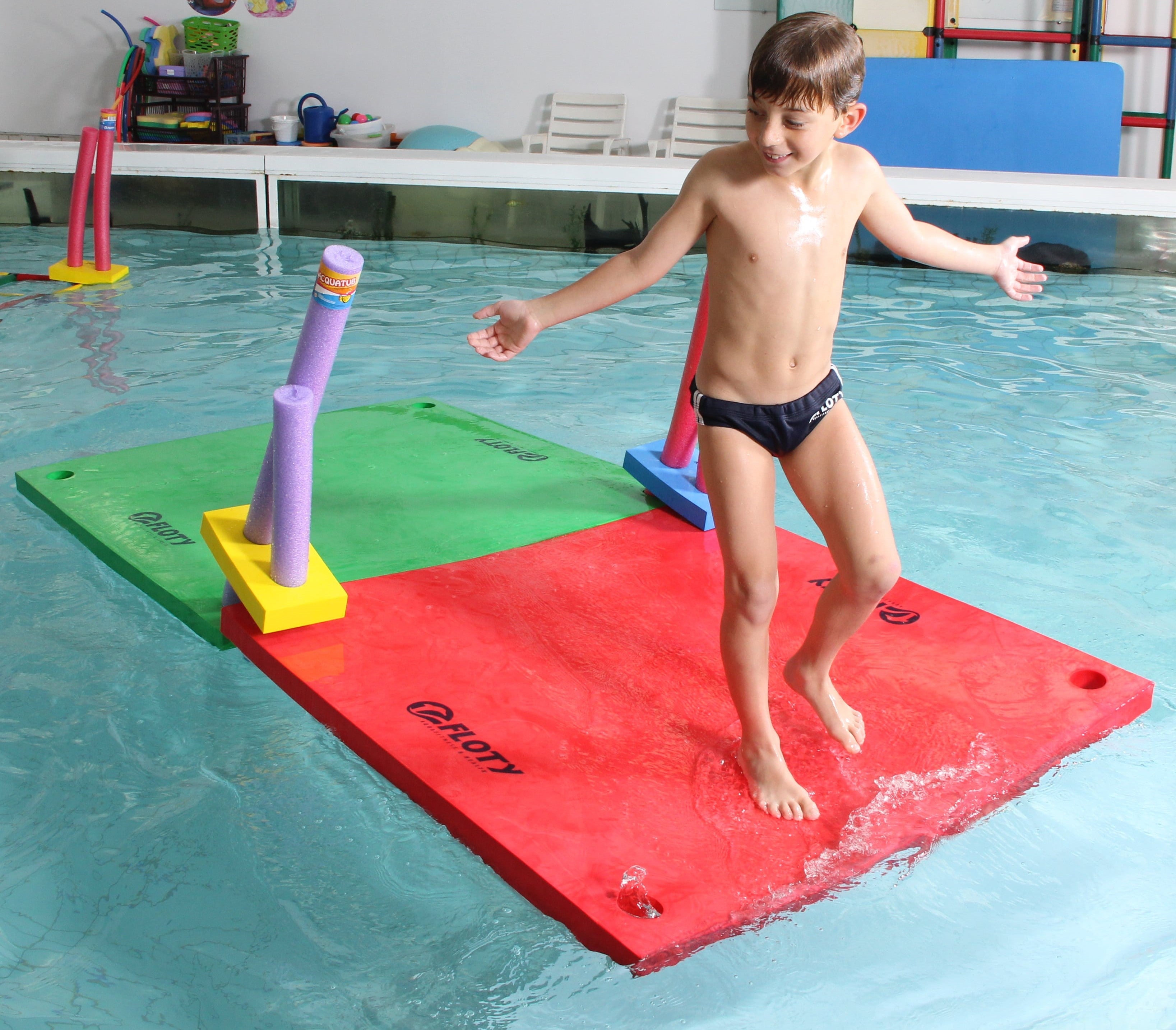 Ponte Pênsil - Azul - Tapete Flutuante Para Piscina