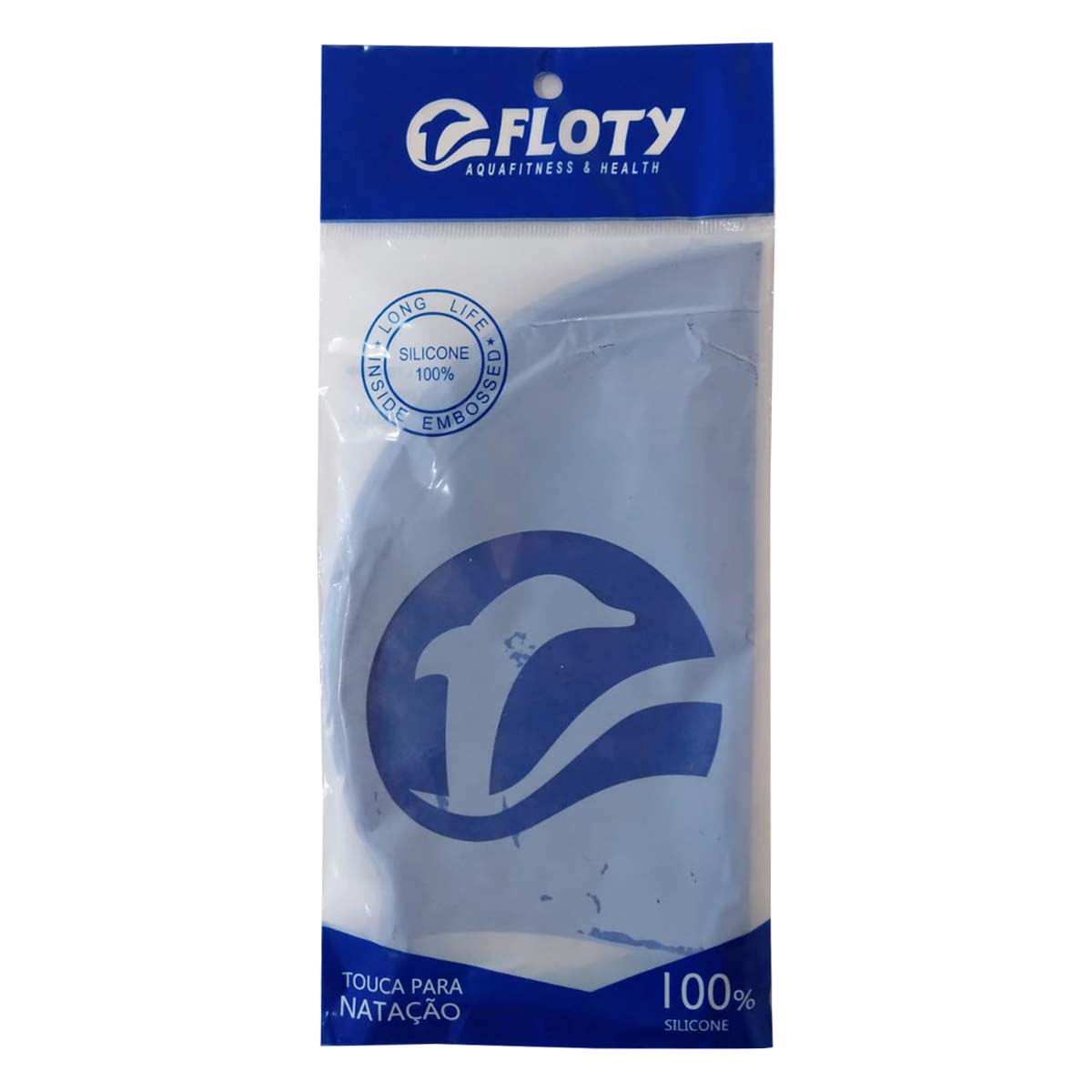 Touca De Natação Silicone Clean - Azul Marinho