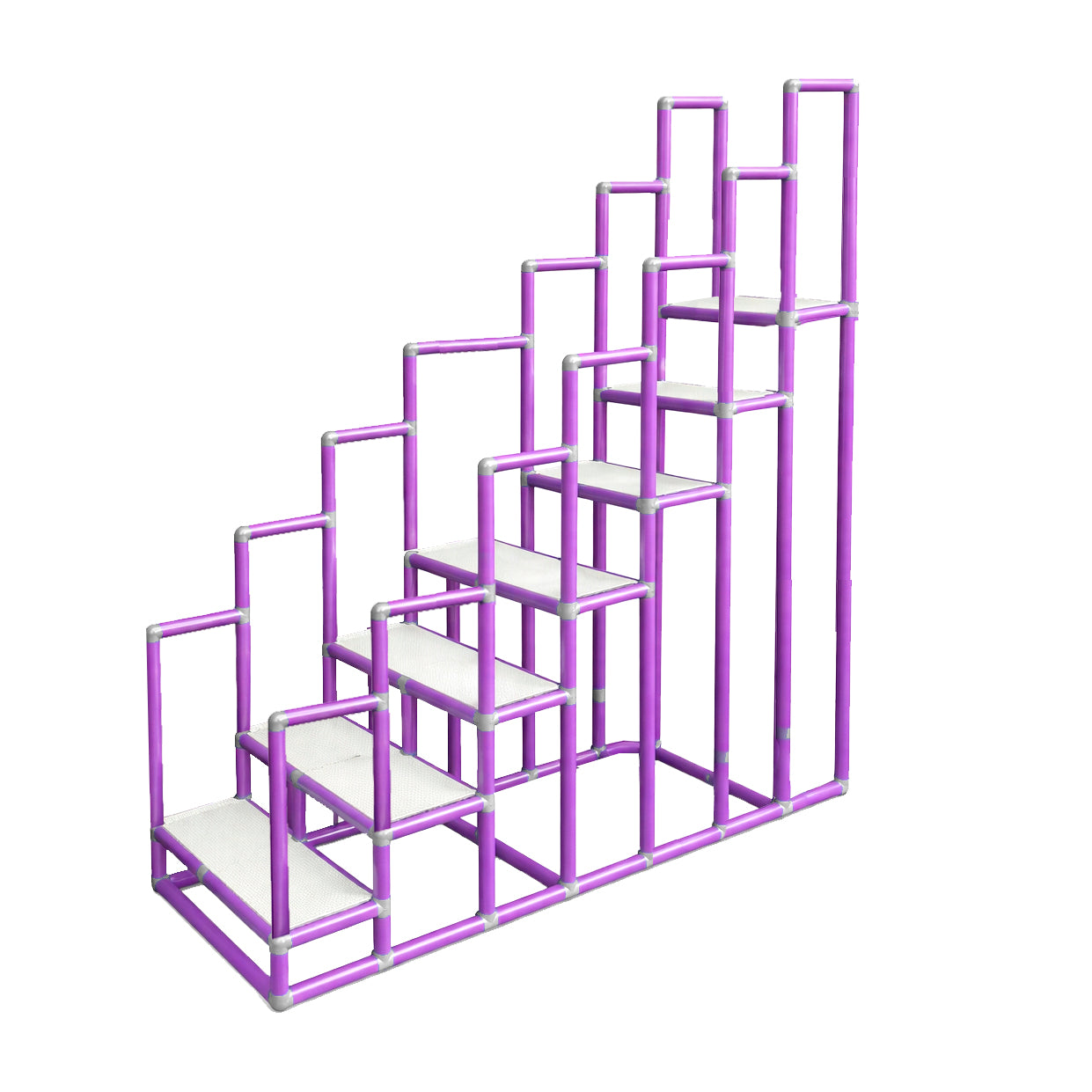 Escada de Hidroterapia em PVC - 7 Degraus - Roxo