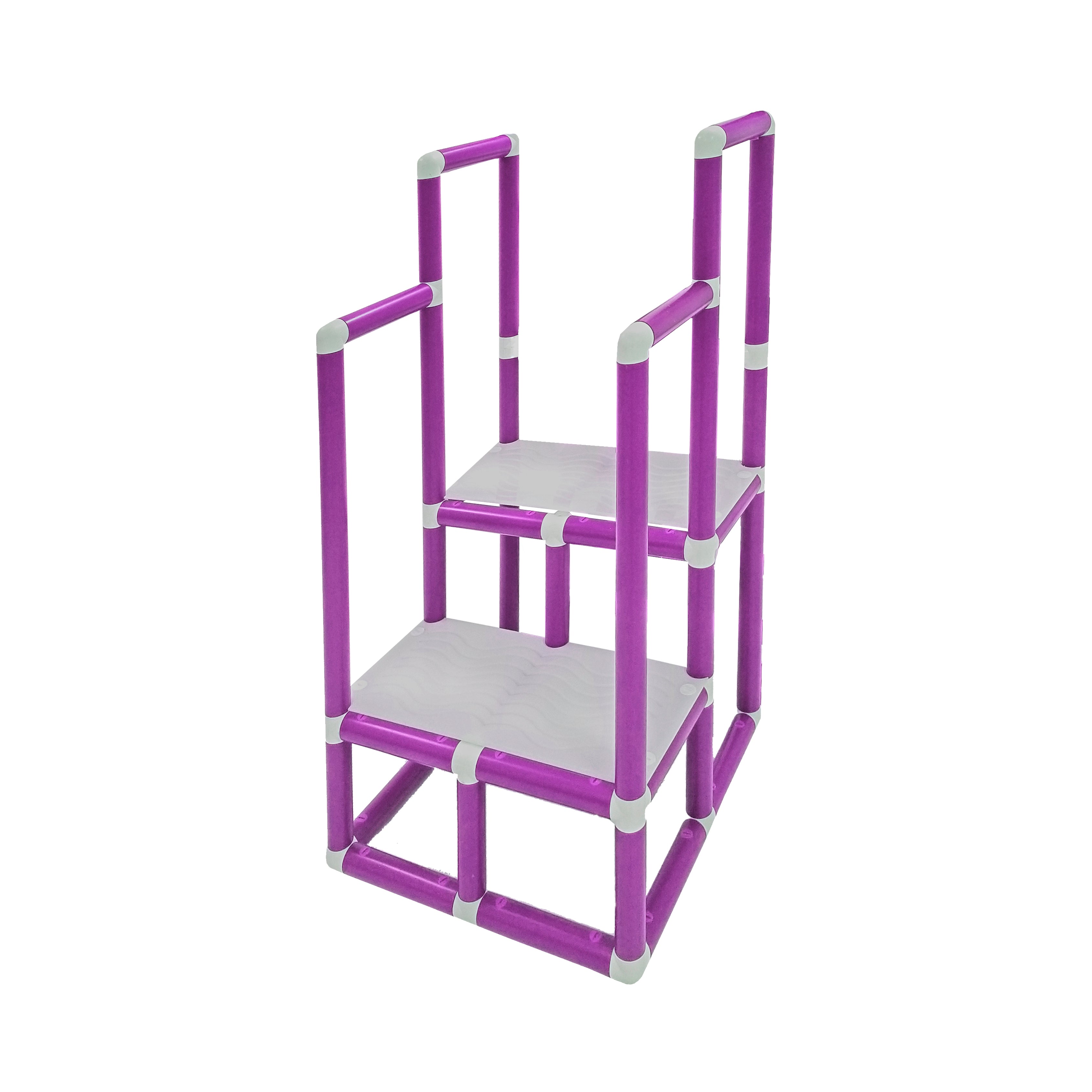 Escada de Hidroterapia em PVC - 2 Degraus - Roxo