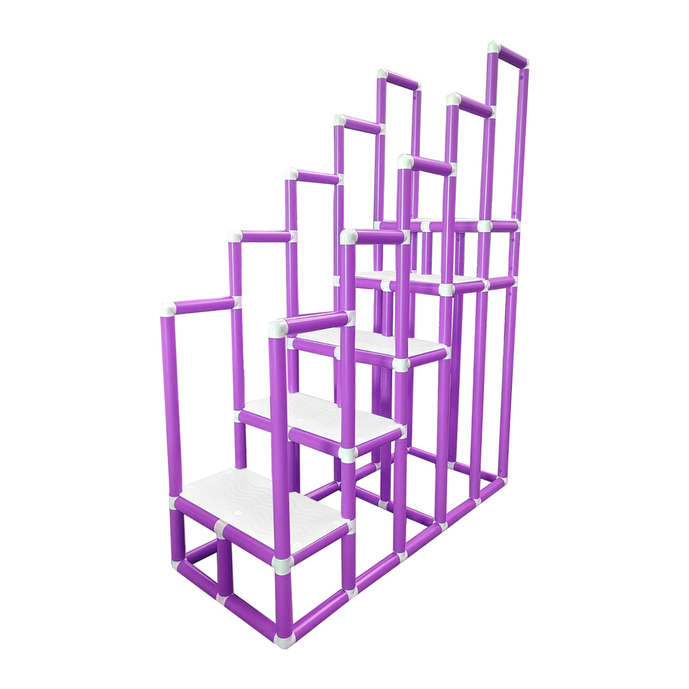 Escada de Hidroterapia em PVC - 5 Degraus - Roxo