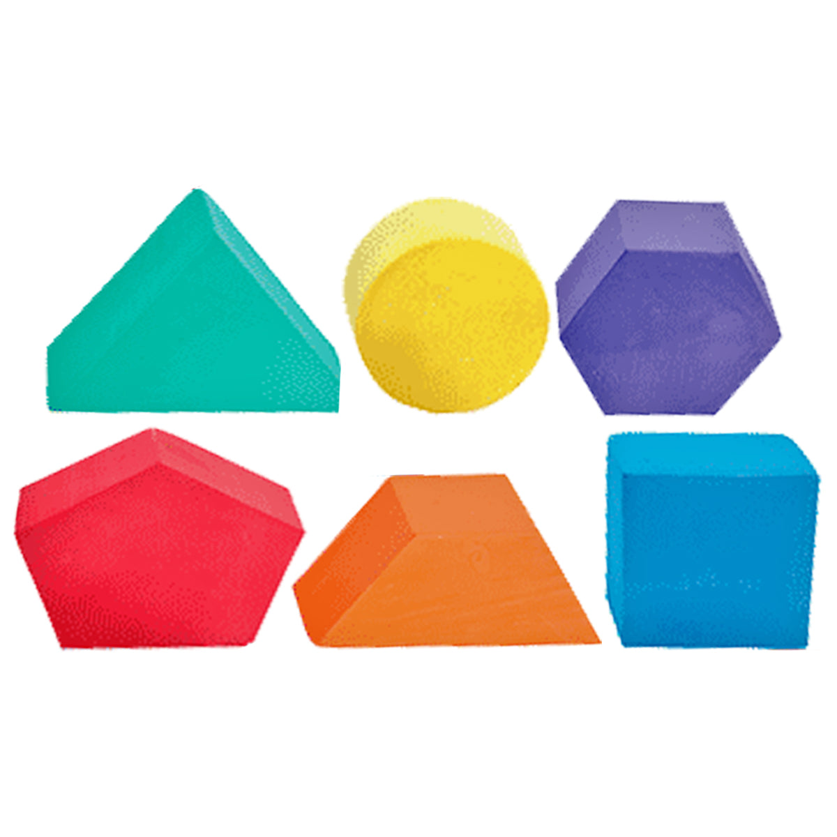 Kit Formas Geométricas Flutuantes Para Piscina - 6 Unidades - Natação Infantil